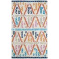 Safavieh Casablanca Hand Tufted Rectangle Rug, Ivory and Multi Color- 5 x 8 ft. CSB217A-5
